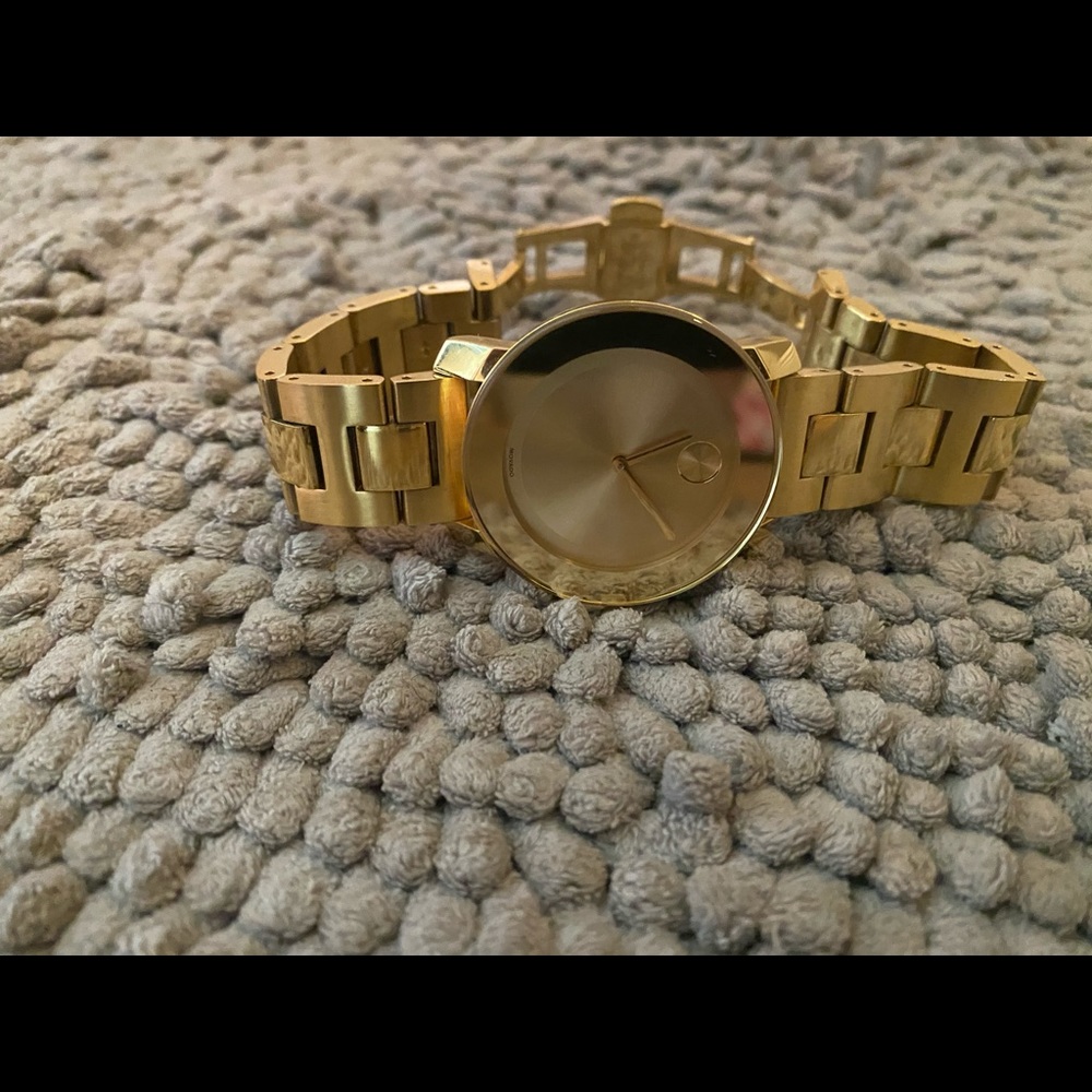 Gold Movado Bold Watch